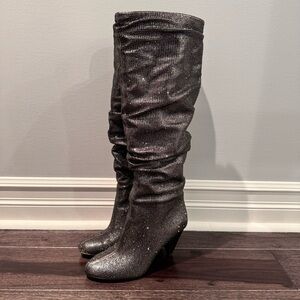 INC International Concepts Rhinestone Over the Knee Boots